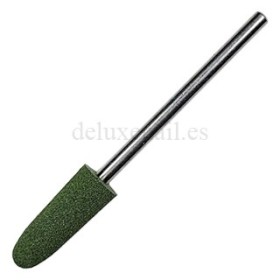 Fresa pulidora de silicona verde H340v, grano duro, RoyalBeauty