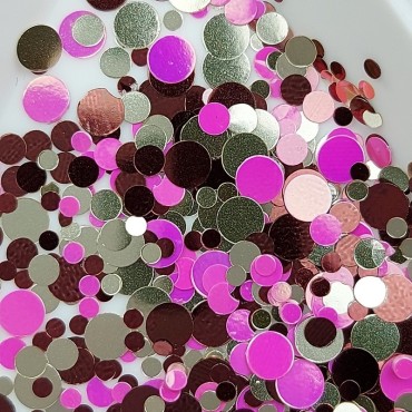 Confeti Nail World MIX 37 , 2,5 gr.