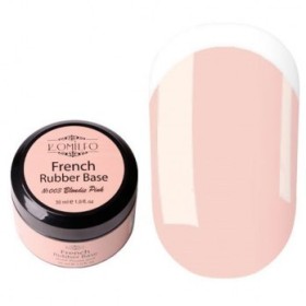 Rubber Base French 003 Blondie Pink sin pincel Komilfo, Rosa Claro, 30 ml