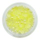 Perlas 04, Amarillo, 3 mm.