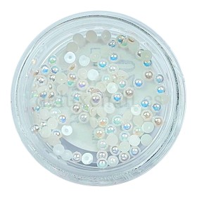 Perlas de nácar 02, Blanco roto, 2 mm.