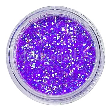Purpurina 130, Lila con brillo azul, 0,3 mm., 2,5 gr.